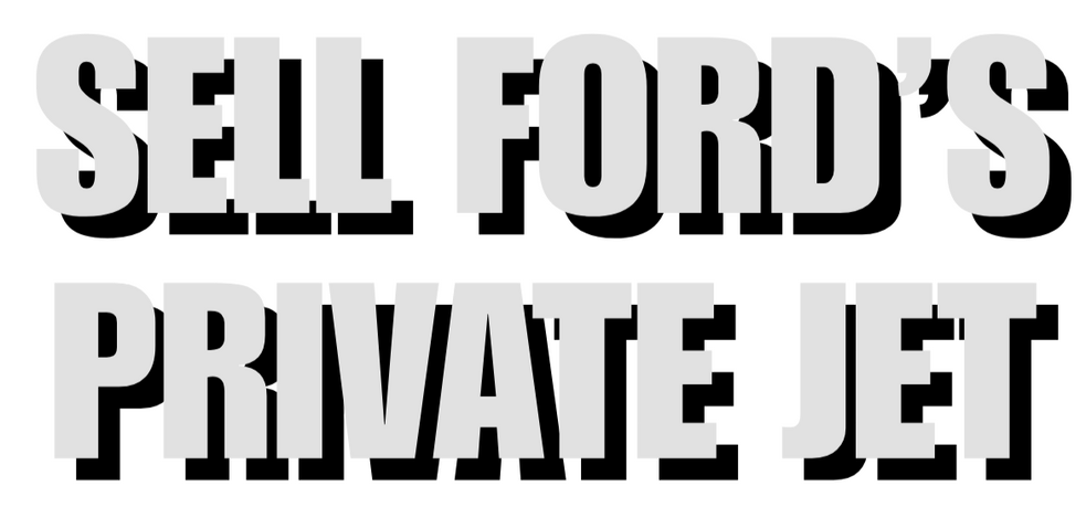 Sell Doug Ford's Private Jet Sell Doug Ford's Private Jet