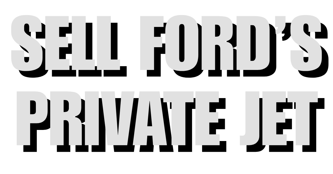 Sell Doug Ford's Private Jet Sell Doug Ford's Private Jet